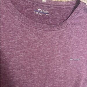 Columbia Heathered Purple Tee